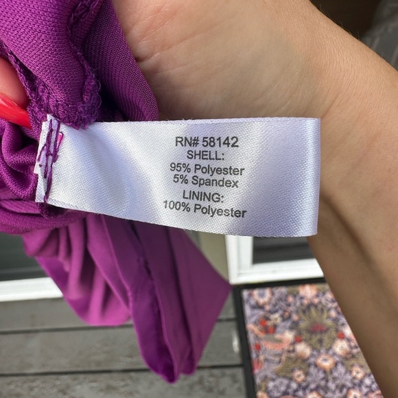 Boston Proper Women’s Sleeveless Vibrant Purple Midi Dress Size 12 - Picture 2 of 4